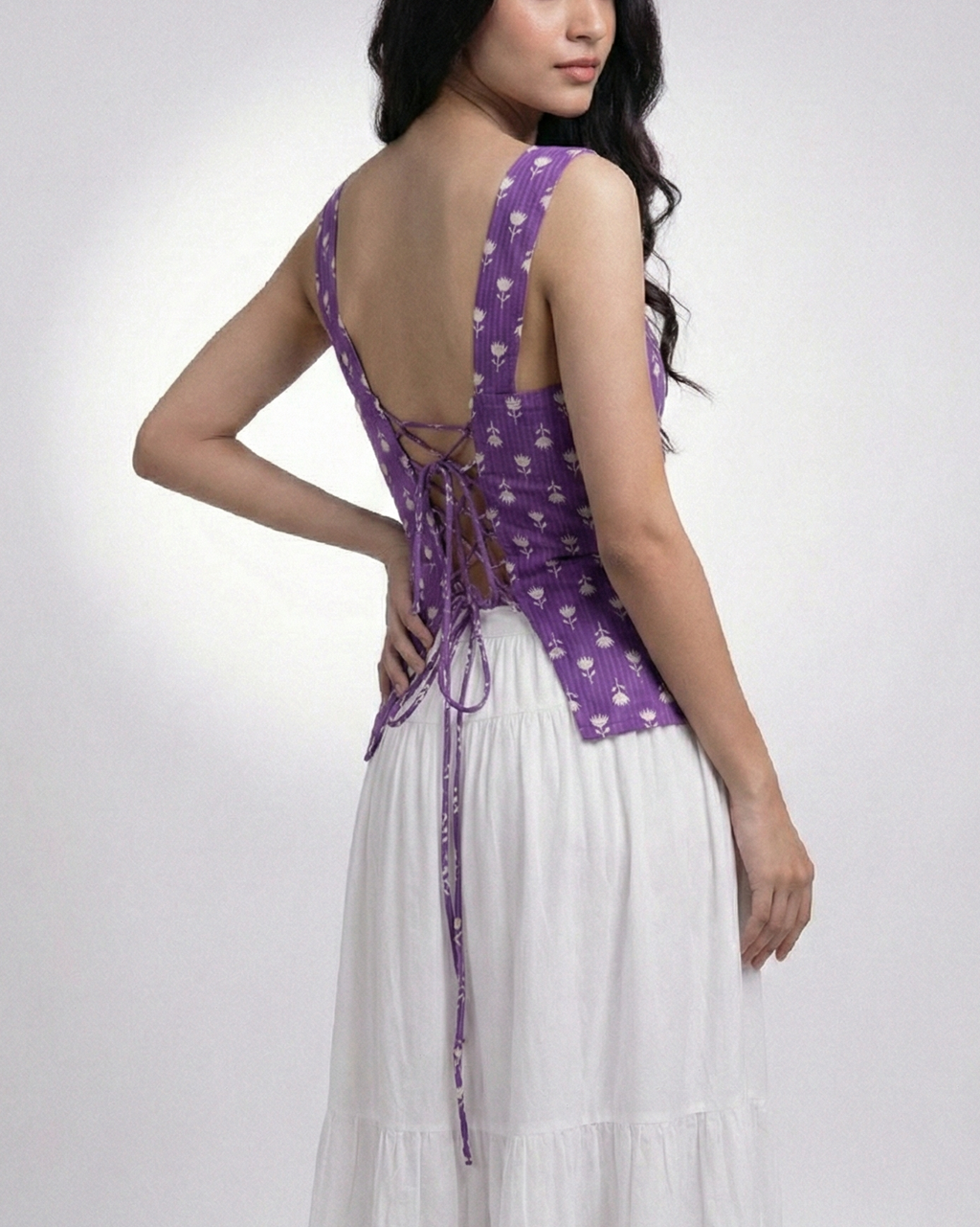 Adah Backless Kurti- Women